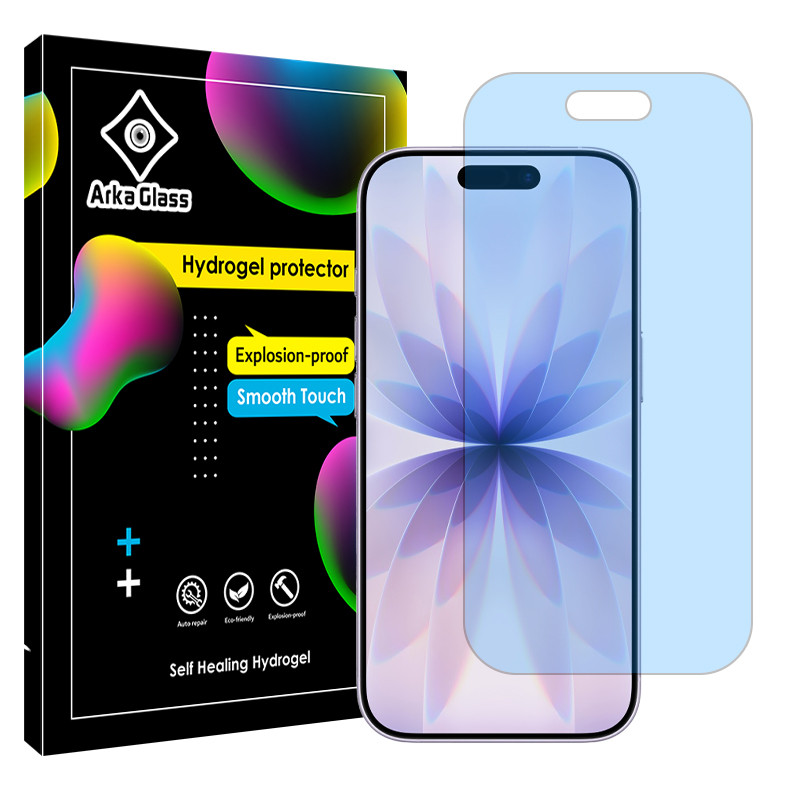 محافظ صفحه نمایش مات آنتی بلو آرکا گلس مدل Tough مناسب برای گوشی موبایل اپل iPhone 17