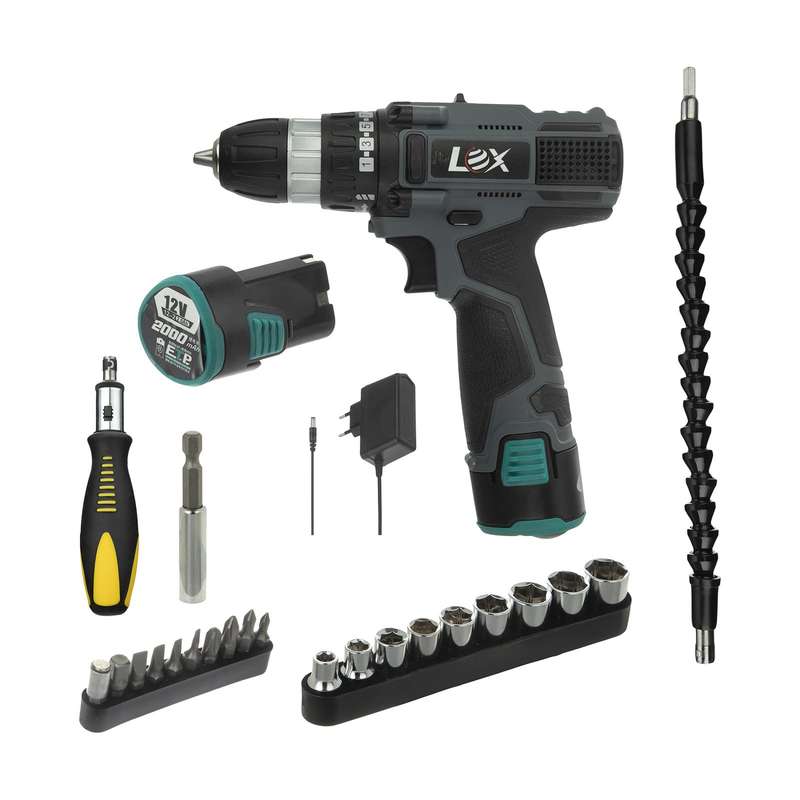 مجموعه 27 عددی دریل پیچ گوشتی لوکس مدل ANGDOL