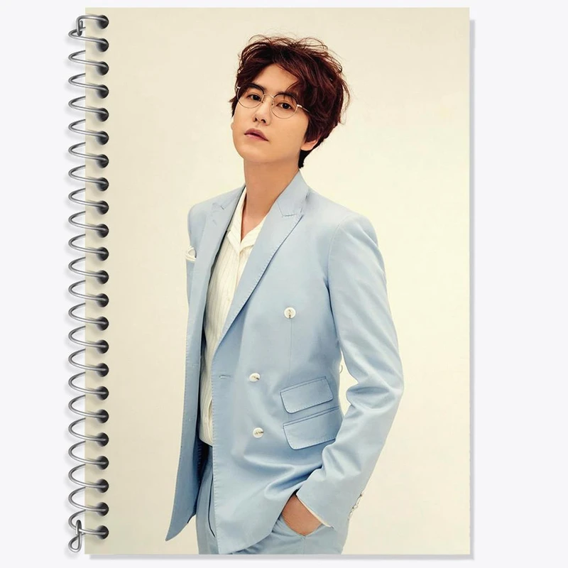 دفتر لغت 50 برگ خندالو مدل کیوهیون گروه سوپر جونیور Super Junior کد 21440