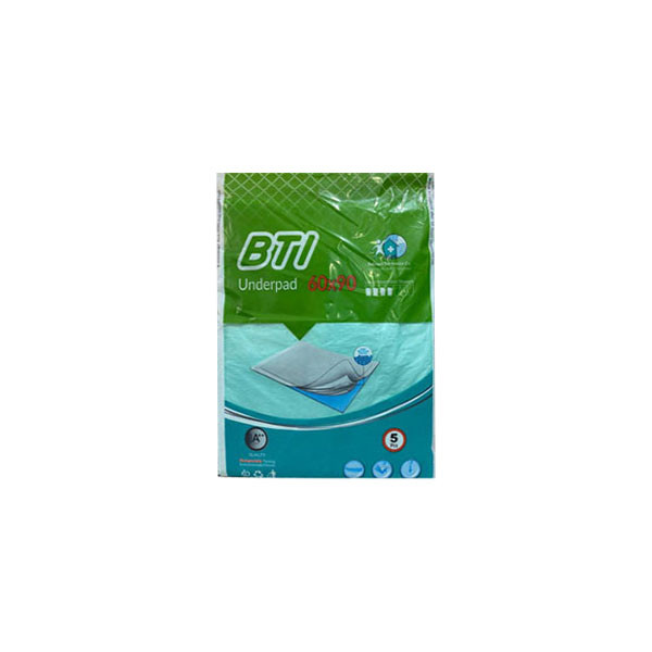 پد زیرانداز بیمار بی تی آی مدل 001 مجموعه 6 عددی