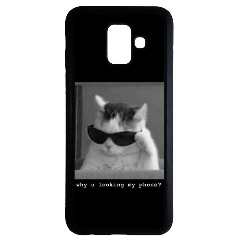 کاور طرح why u looking my phone مناسب برای گوشی موبایل سامسونگ galaxy a6 plus