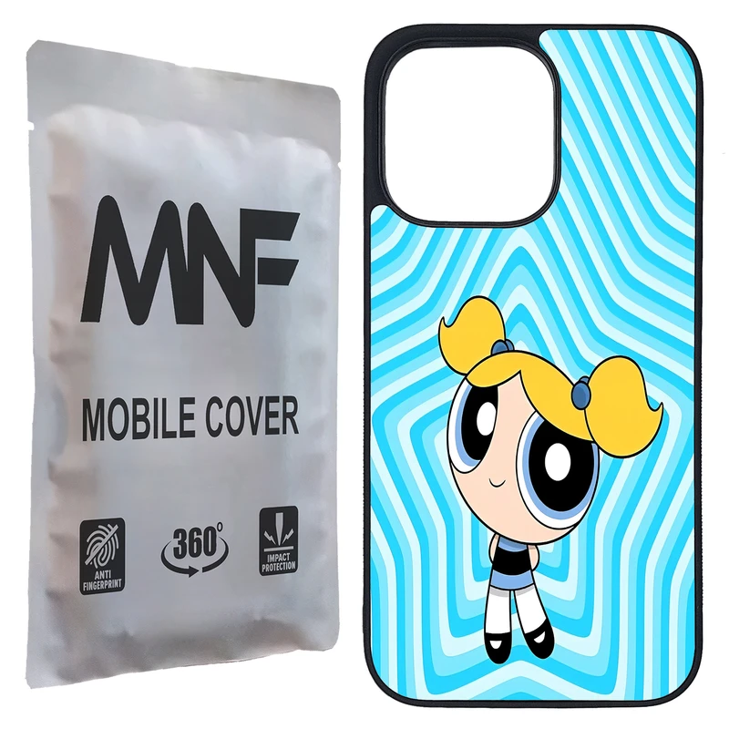 کاور ام ان اف طرح Powerpuff Girls کد P-108 مناسب برای گوشی موبایل اپل iPhone 13 Pro