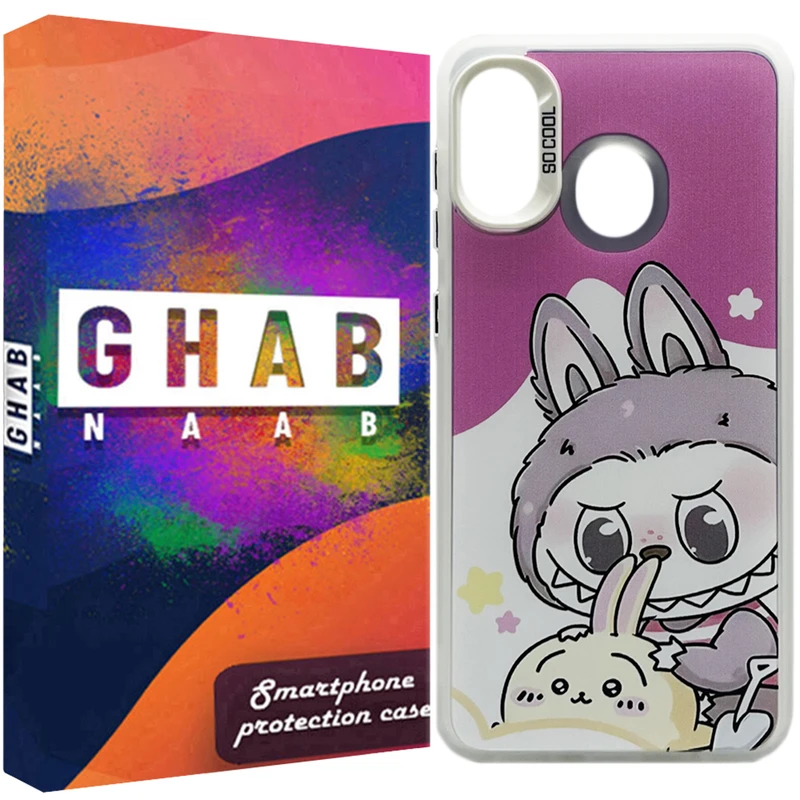 کاور قاب ناب مدل Socool طرح Labubu 05 مناسب برای گوشی موبایل سامسونگ Galaxy A20s