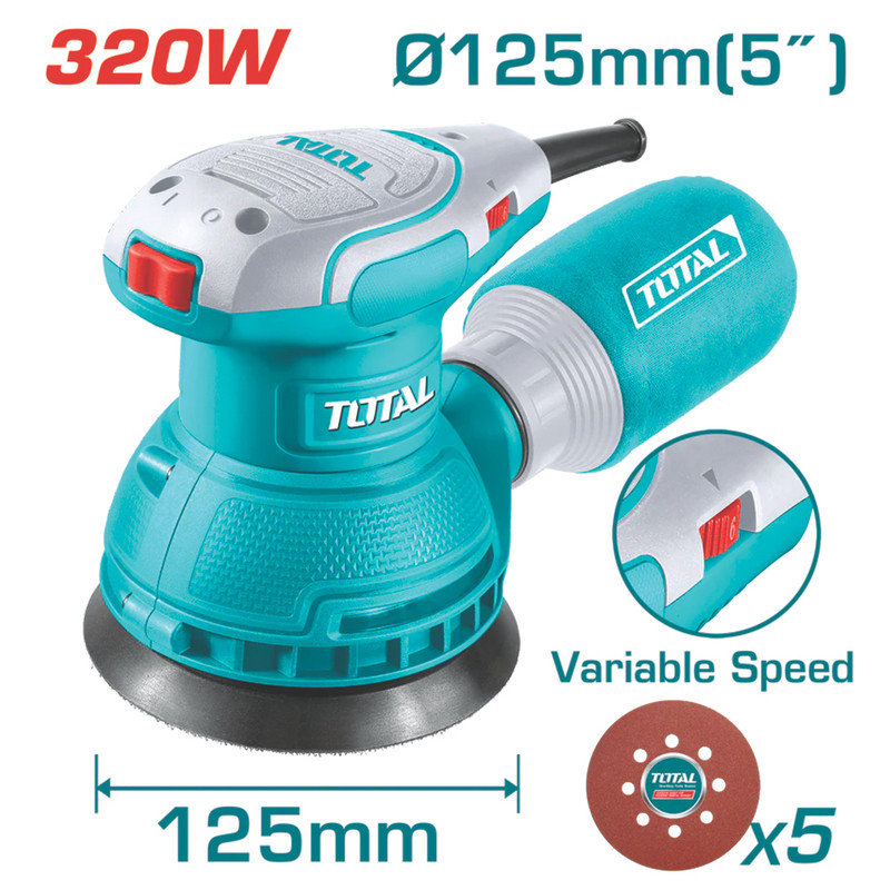 دستگاه سنباده زن 320 وات توتال مدل TF2131256 دستگاه سنباده زن 320 وات توتال مدل TF2131256