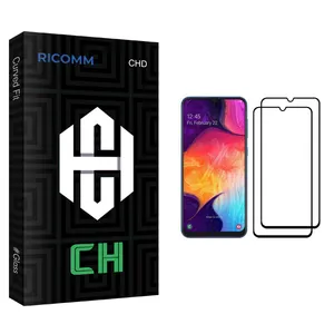 Ricomm CH glass Screen Protector For Samsung Galaxy A50 Pack Of 2