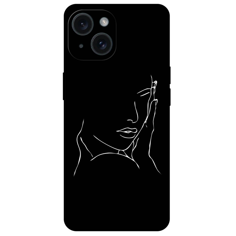 کاور مگافون طرح دخترانه مدل 8153 مناسب برای گوشی موبایل اپل iPhone 15