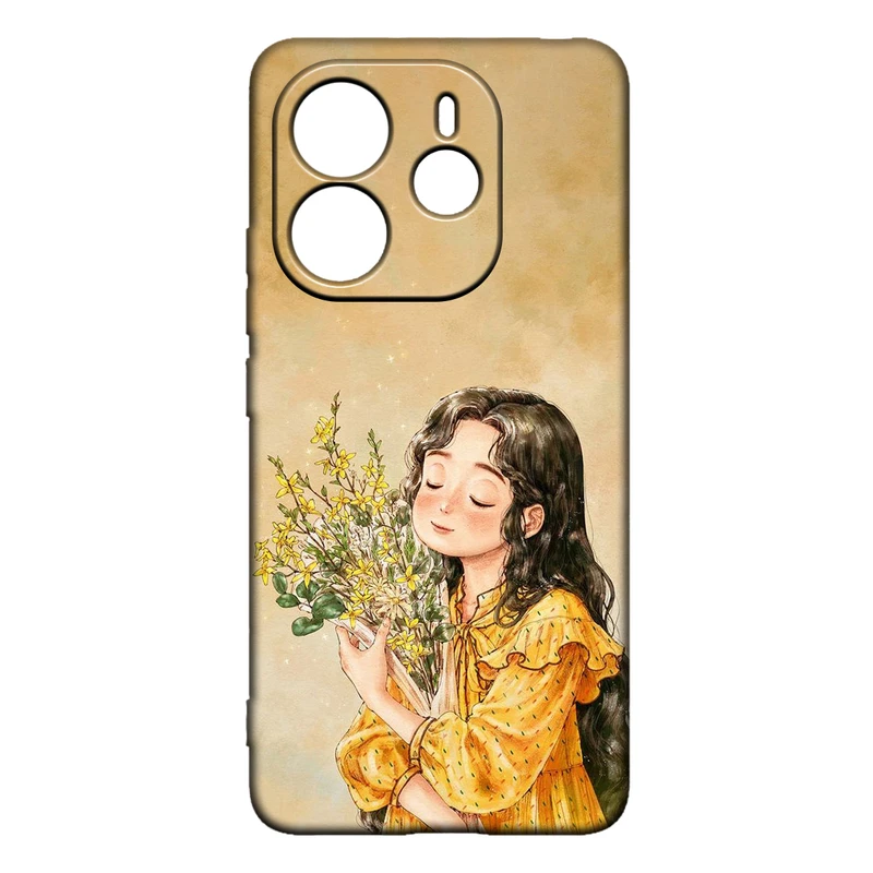 کاور طرح دخترانه کد 39 مناسب برای گوشی موبایل شیائومی Redmi Note 14 4G