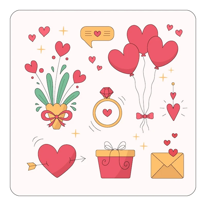 مگنت کاکتی طرح عاشقانه مدل mp38147