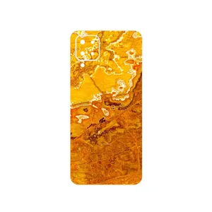 MAHOOT Gold Marble Cover Sticker for Samsung Galaxy F12