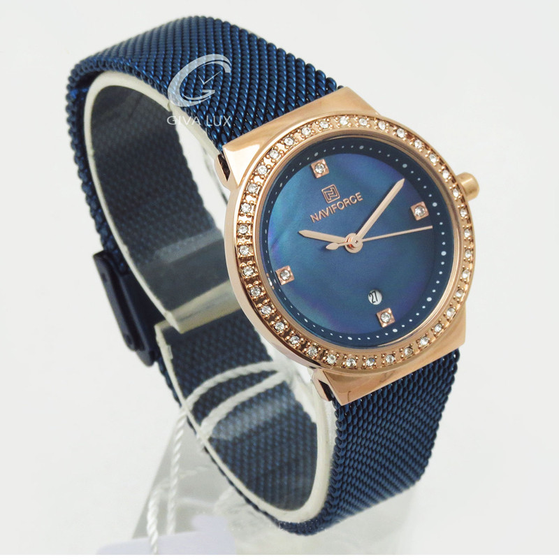 ساعت مچی عقربه ای زنانه نیوی فورس مدل NF5005L -FE-SO-TA