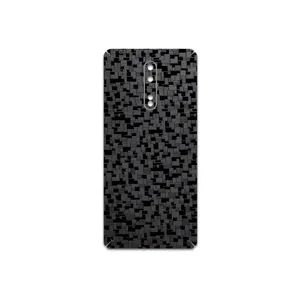 MAHOOT Black-Silicon Cover Sticker for Nokia 8