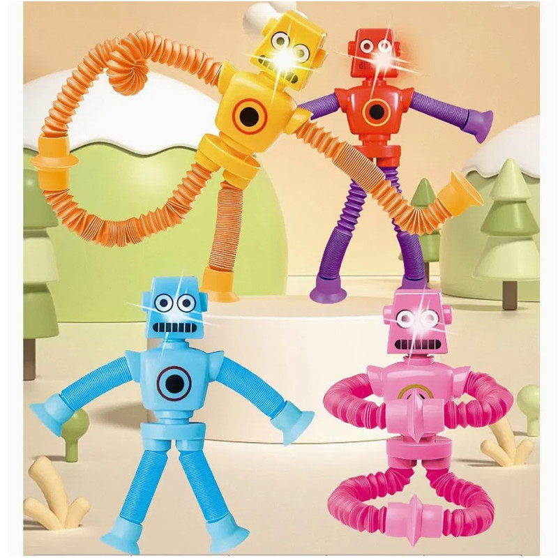 اسباب بازی مدل تلسکوپی ضد استرس طرح ربات