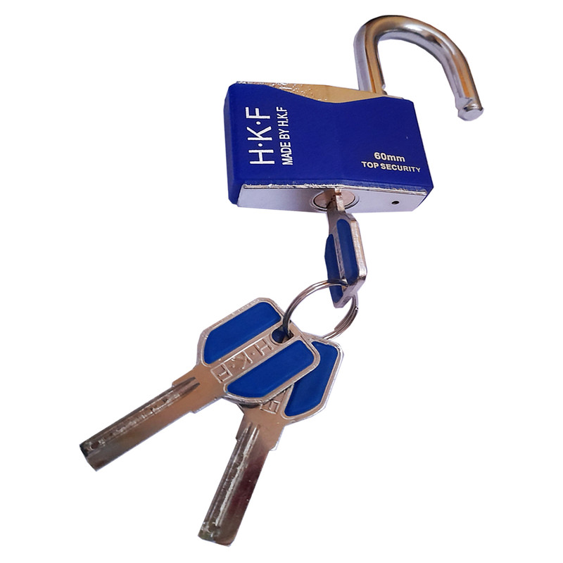 قفل آویز اچ کی اف مدل HT - 6 سایز 60 میلی متر