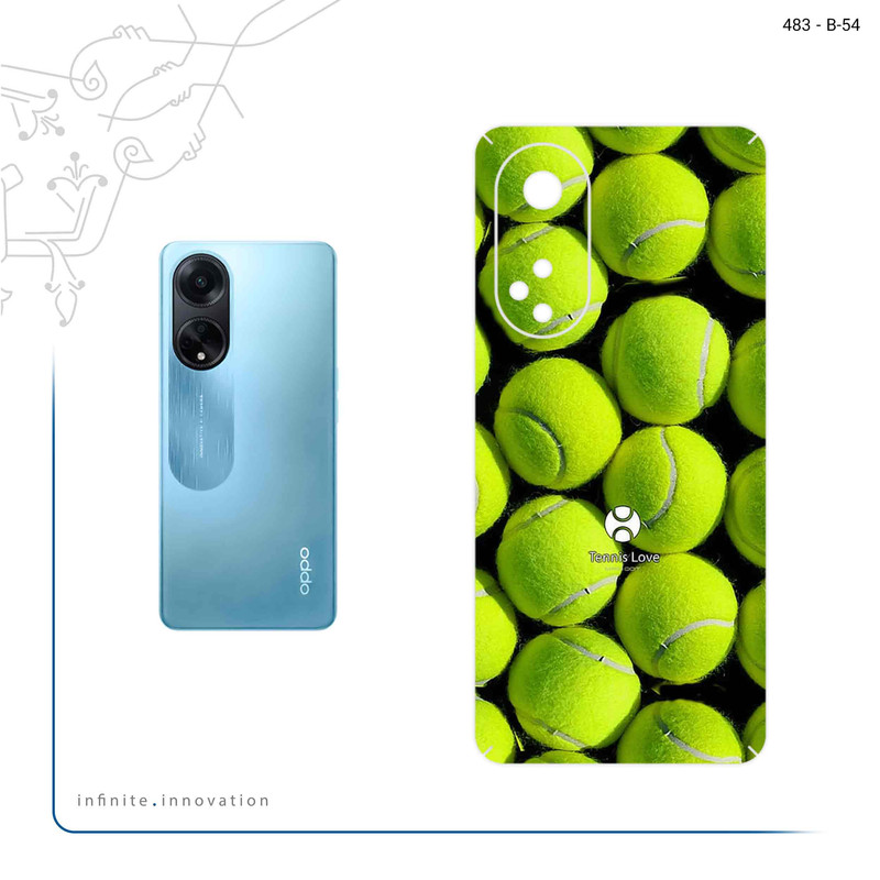 برچسب پوششی ماهوت مدل Tennis مناسب برای گوشی موبایل اپو A98