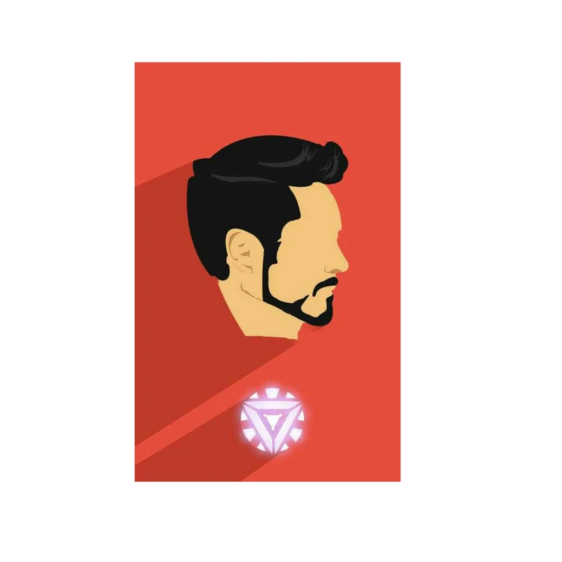 استیکر لپ تاپ و موبایل مدل سریال طرح فیلم مرد آهنی تونی استارک Iron Man Tony Stark کد2762