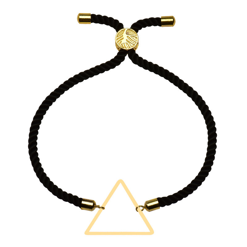 دستبند طلا 18 عیار زنانه الن نار مدل مثلث ELN102132
