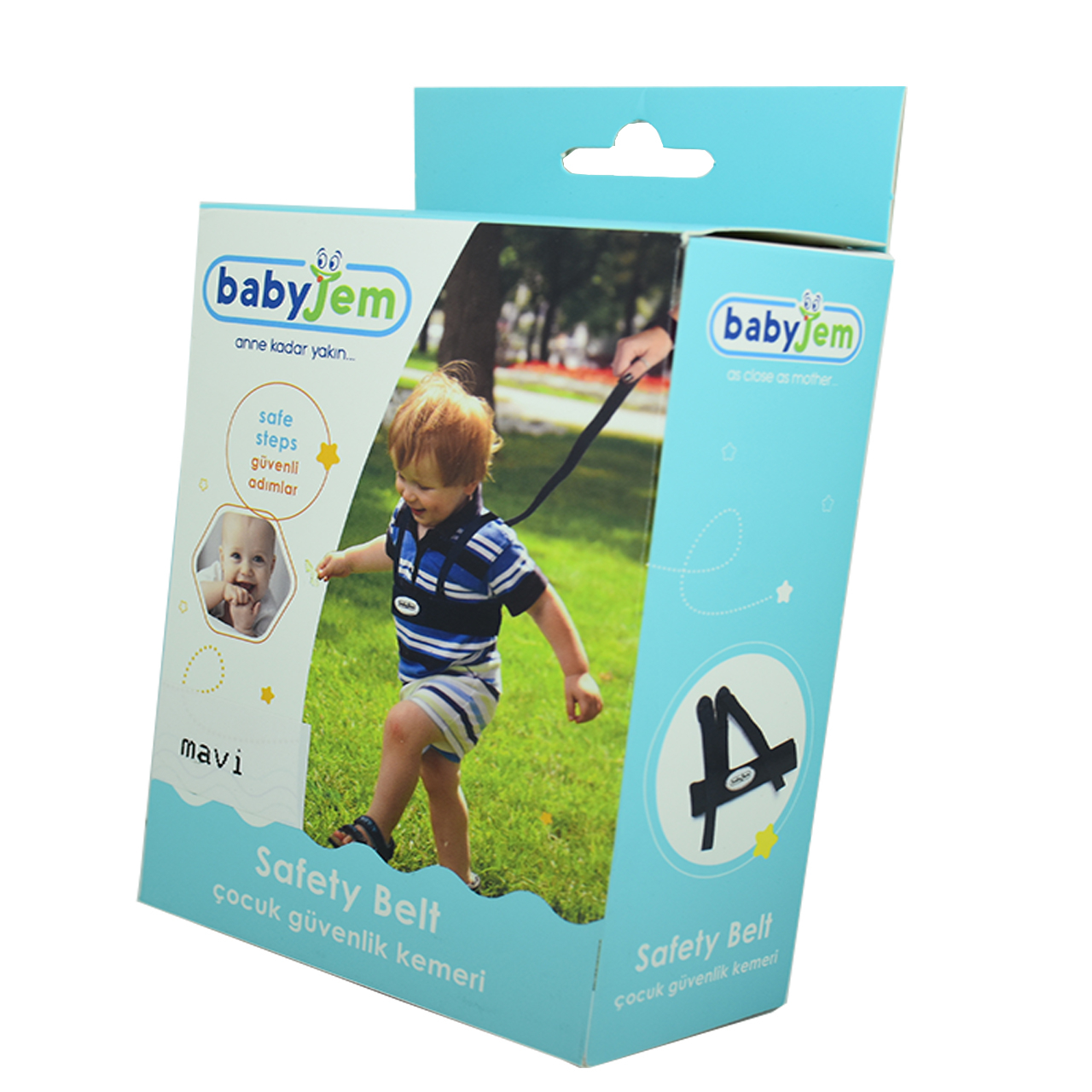 هارنس و بند همراه کودک بیبی جم مدلMavi 216