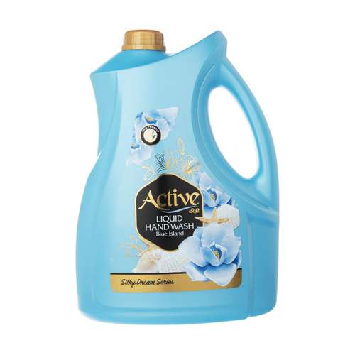 مایع دستشویی اکتیو مدل گل و صدف حجم 3750 میلی لیتر مجموعه 4 عددی