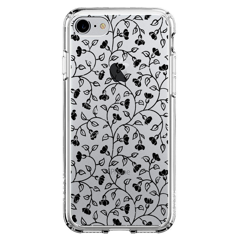 کاور مگافون طرح گل مدل C42-B مناسب برای گوشی موبایل اپل Iphone SE 2020 / SE 2 