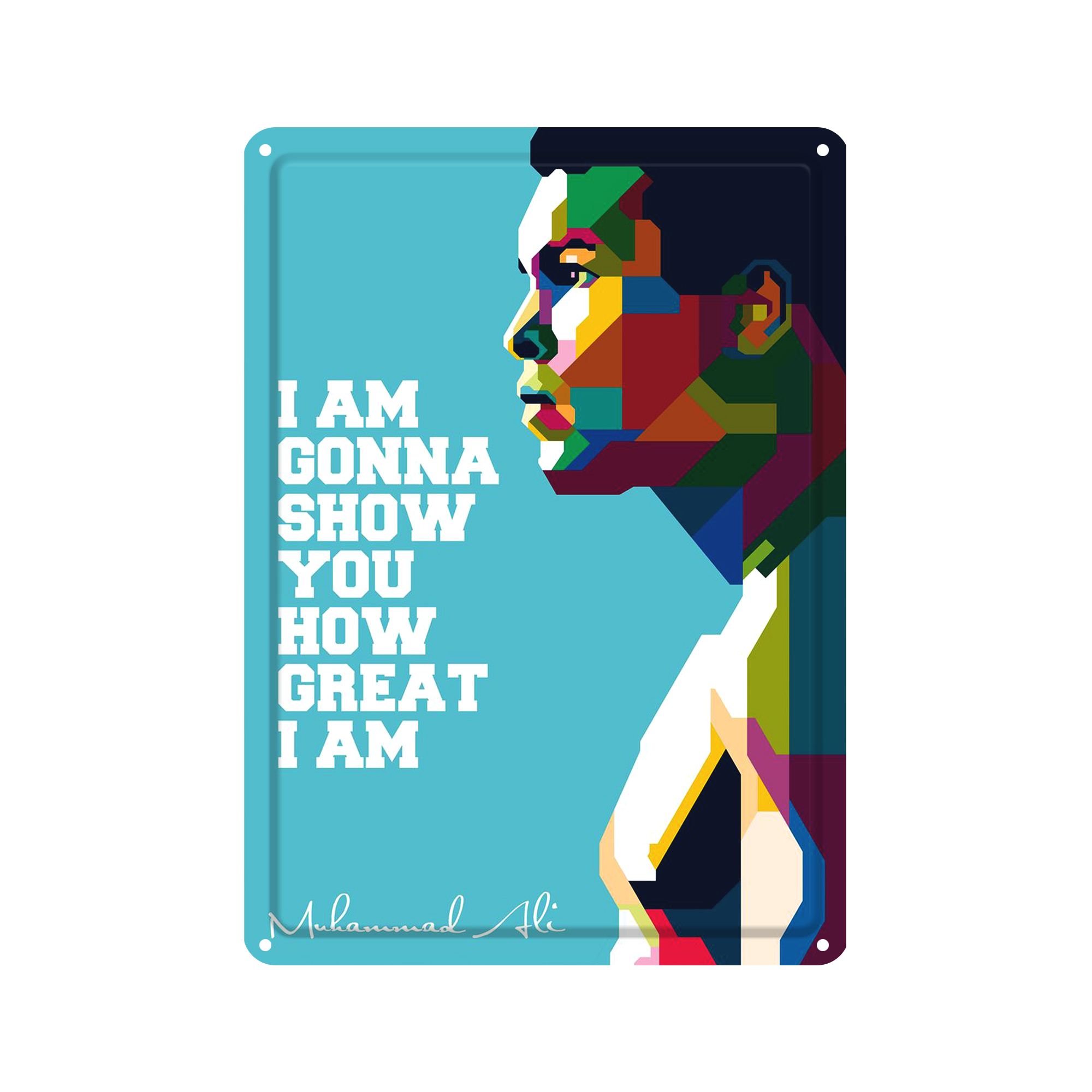 دیوارکوب مدل محمد علی کلی کد s 1512 