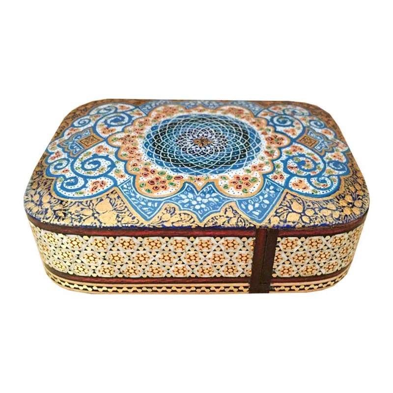 جا کارتی خاتم کاری طرح تذهیب کد B 308