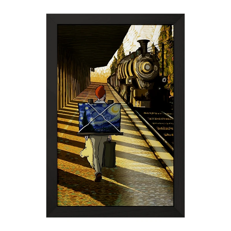 تابلو خندالو مدل ونسان ونگوگ کد F5071