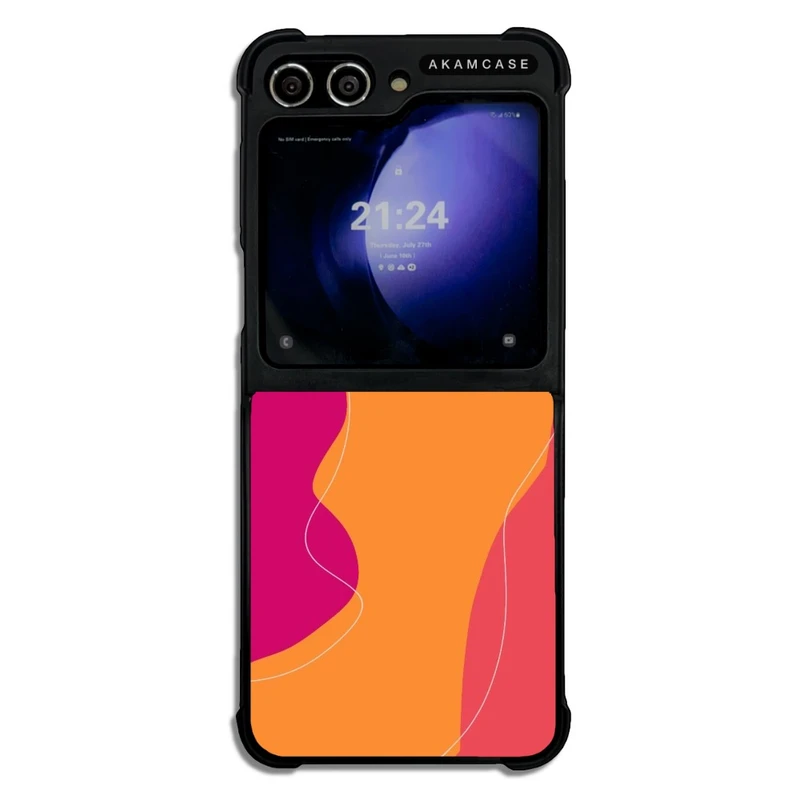 کاور آکام مدل AMC-WSGZFLIP5-BOHO-17 مناسب برای گوشی موبایل سامسونگ Galaxy Z Flip 5
