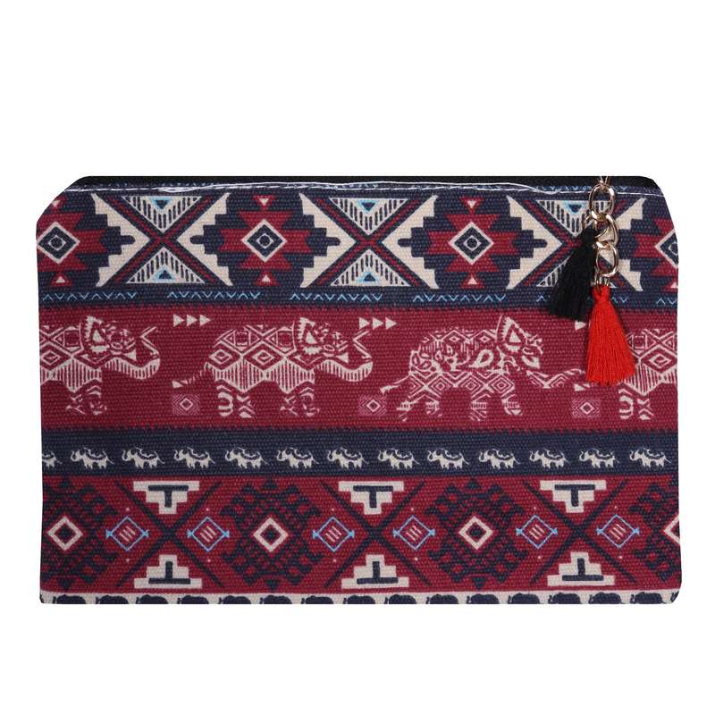 کیف لوازم آرایش زنانه مدل پارچه کد 09