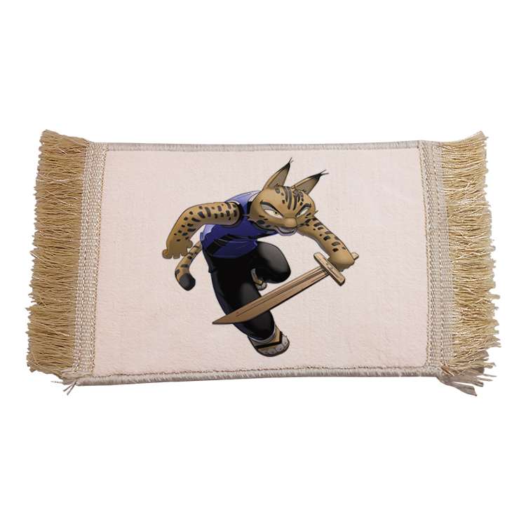 فرش ماشینی دیوارکوب مدل پاندا کونگ فو کار کد 67