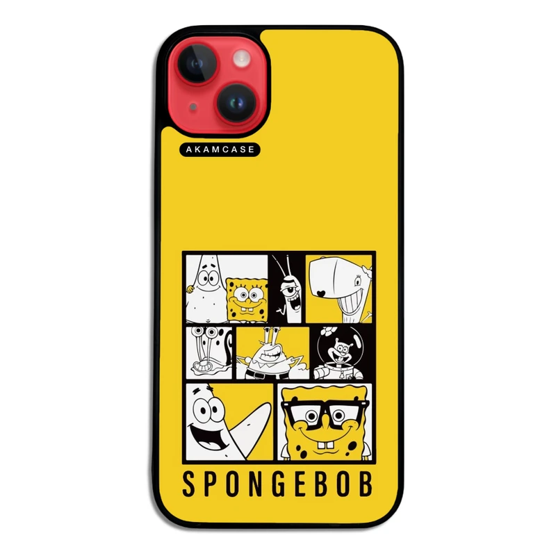 کاور آکام مدل AMC-WA14PLUS-SPONGE BOB3 مناسب برای گوشی موبایل اپل iPhone 14 Plus