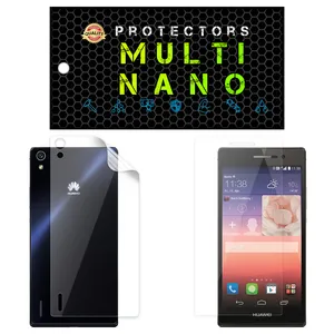 Multi Nano X-SFT Screen Protector For Huawei Ascend P7 with back skin