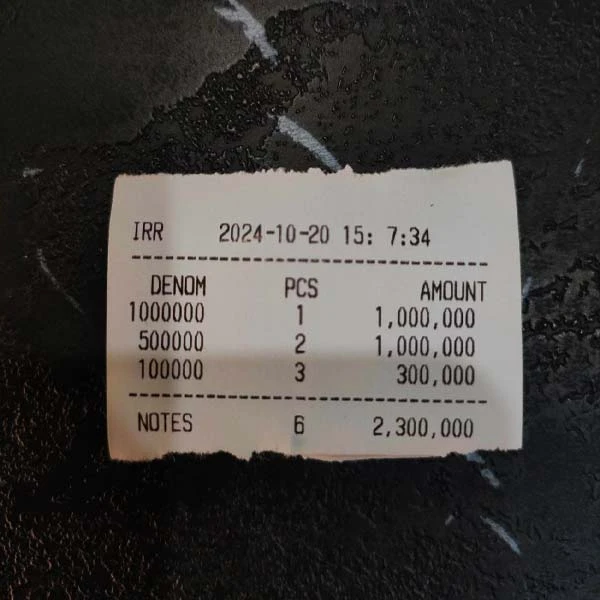 عکس شماره 10 : اسکناس شمار رومیزی مدل mbvc