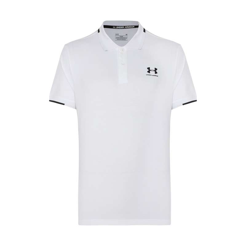 پولوشرت آستین کوتاه مردانه آندر آرمور مدل UA3400-100WHT