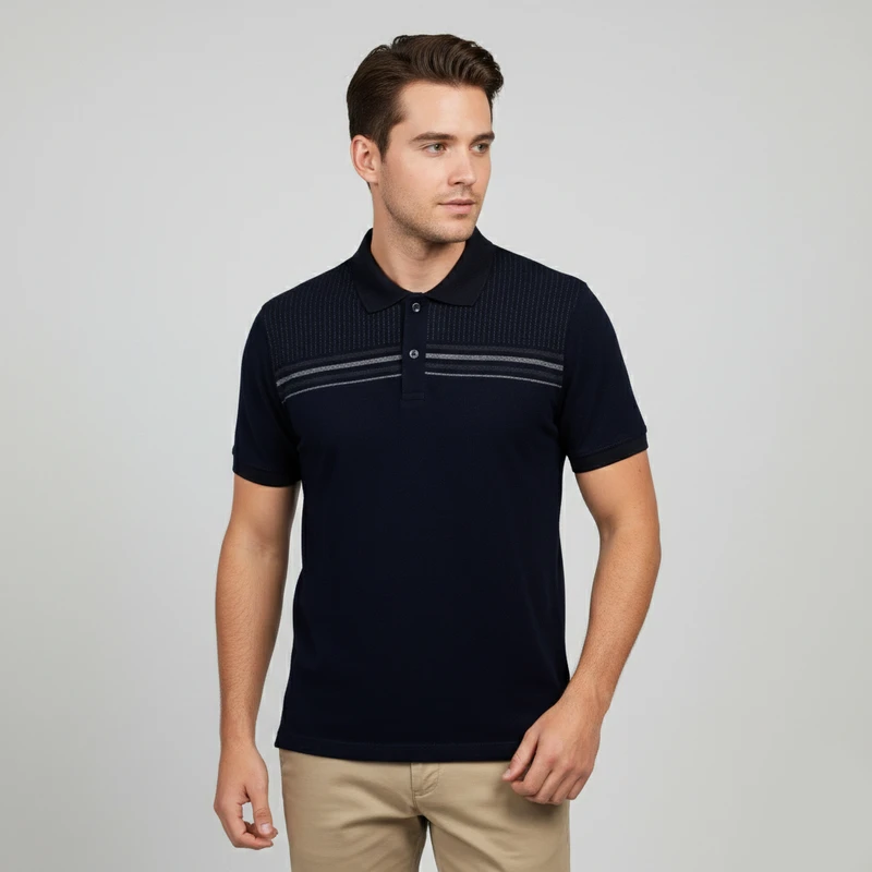 پولوشرت آستین کوتاه مردانه باینت مدل 837-1