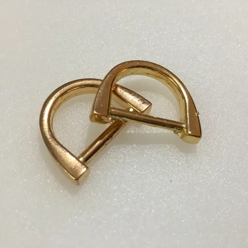 یراق کیف دوزی مدل نیم گرد Y-2cm-6Clr بسته 6 عددی