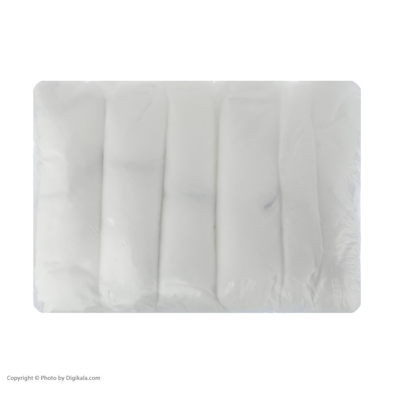 ملحفه یکبار مصرف کد 12020g سایز 120x220 سانتی متر مجموعه 5 عددی