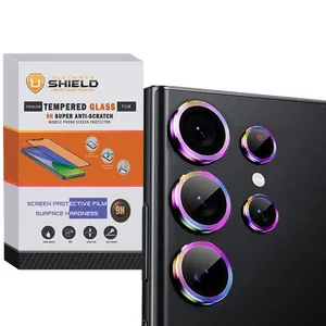 Ultimate Shield Colorful Ring UL Camera Lens Protector For Samsung Galaxy S22 Ultra