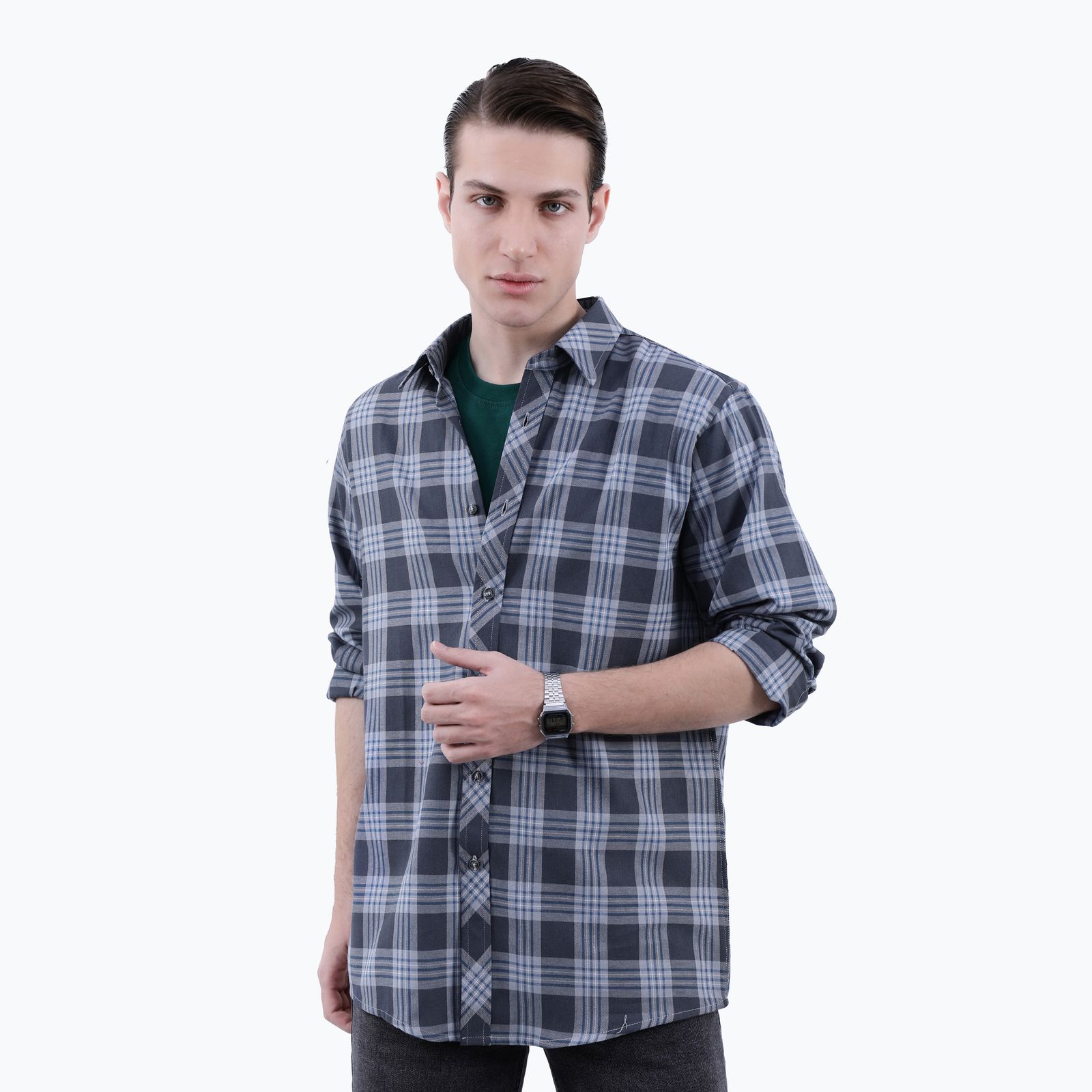 پیراهن آستین بلند مردانه پاتن جامه مدل رگولار 102721020321442 -  - 1