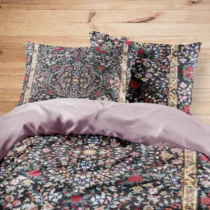 سرویس روتختی مدوپد طرح فرش قم ترنج‌دار مدل C-Ghom002 یک نفره 4 تکه