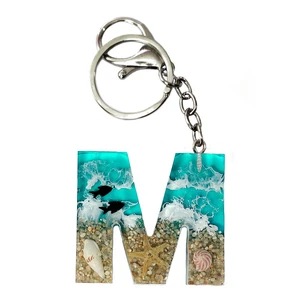 جاکلیدی مدل رزینی طرح دریا حرف m