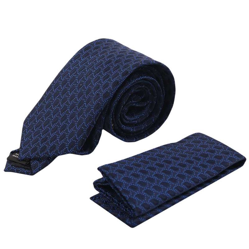 ست کراوات و دستمال جیب مردانه مدل PJ-109464