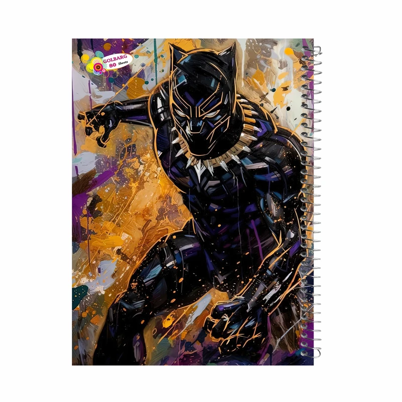 دفتر مشق 80 برگ گلبرگ مدل پسرانه کد 2902