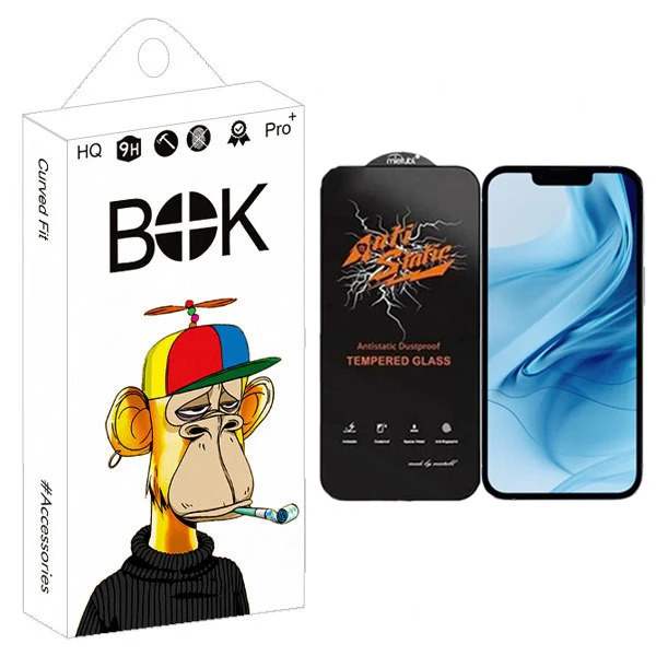 محافظ صفحه نمایش بوک مدل Antistatic Glavers مناسب برای گوشی موبایل اپل Iphone 13 Pro Max / 14 Plus