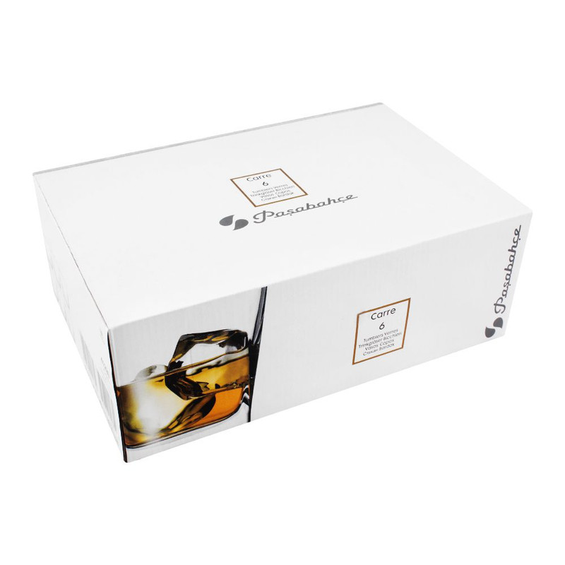 استکان پاشاباغچه مدل Carre کد 41290 بسته 6 عددی