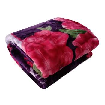 پتو نرمینه بافت مدل نگین کد N-4013 سایز 235×215 سانتی متر