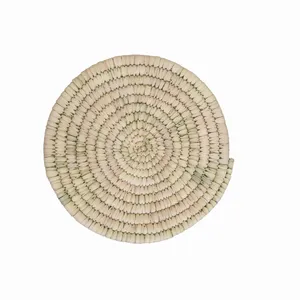 زیرقابلمه ای حصیری مدل گرد کد 008