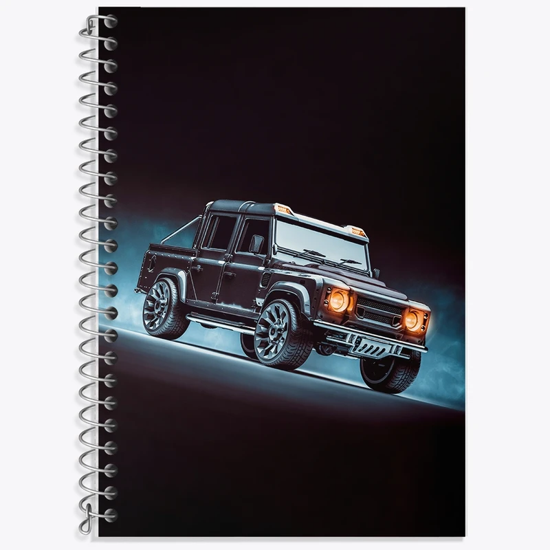 دفتر زبان 50 برگ خندالو مدل سه خط طرح ماشین اسپرت کد F1907