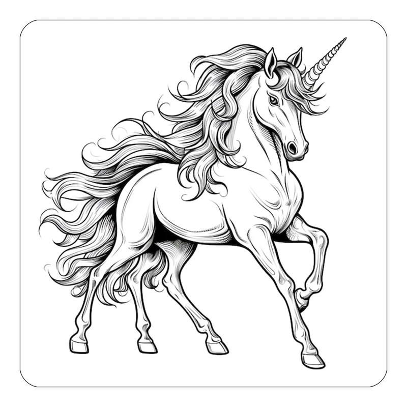 مگنت کاکتی طرح اسب تک شاخ و یونیکورن مدل mp29437