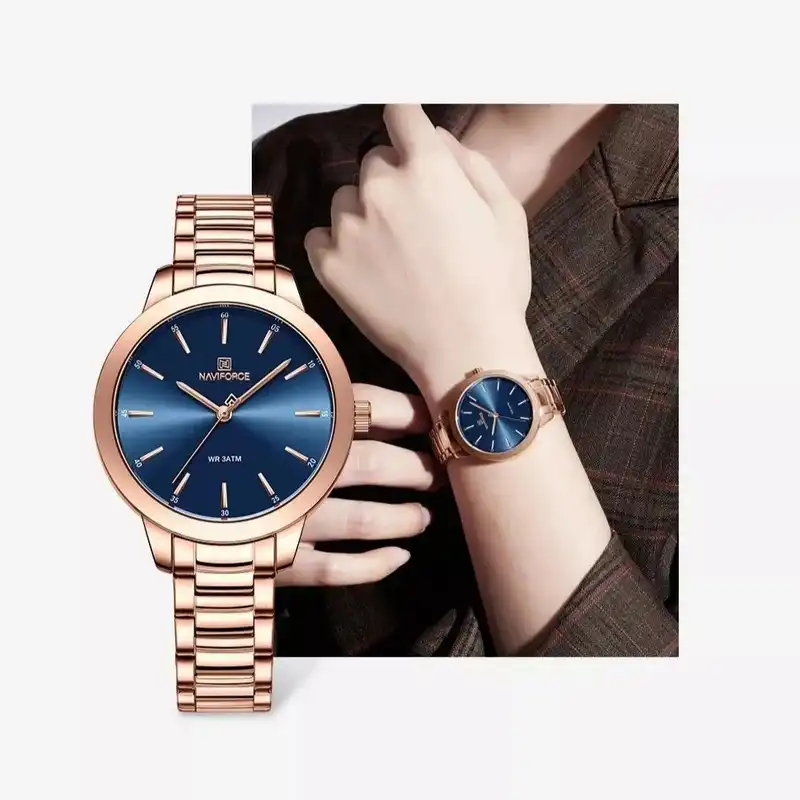 ساعت مچی عقربه ای زنانه نیوی فورس مدل Nf5025