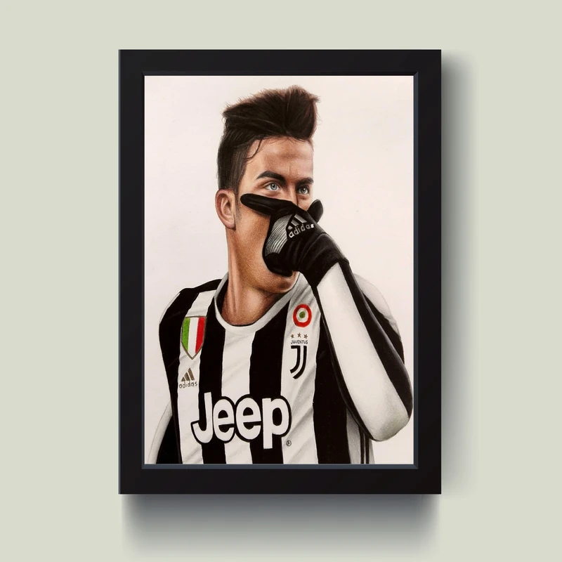 تابلو مدل پائولو دیبالا Paulo Dybala کدS1605-b